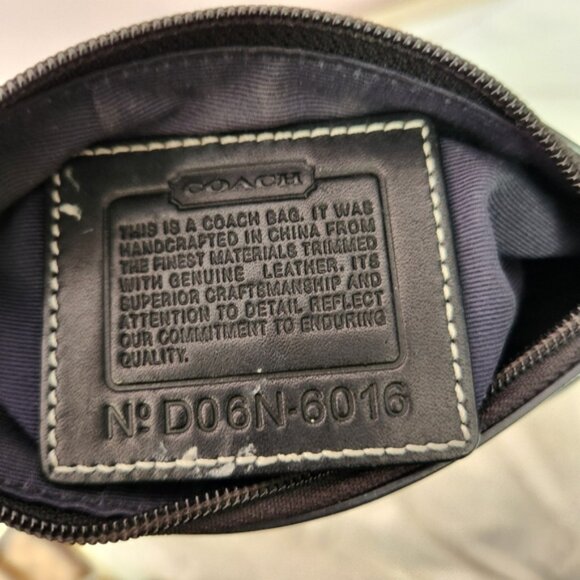 Coach Brown and Black Crossbody Bag #6016 - Picture 8 of 8